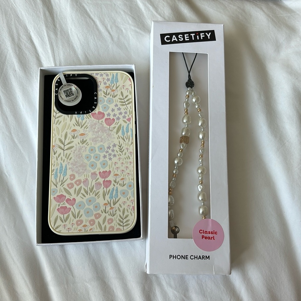 Case + phone charm bundle
